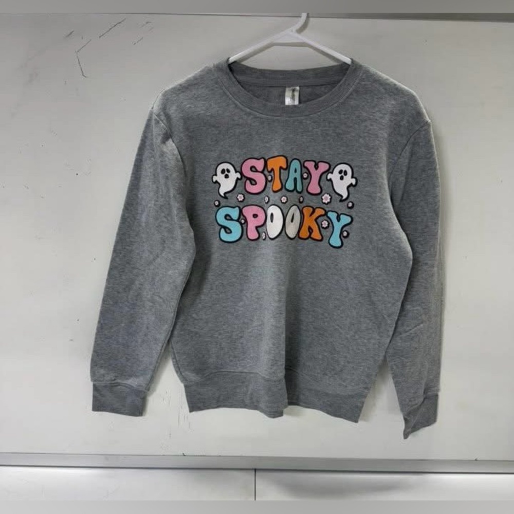 Stay spooky crew neck size medium